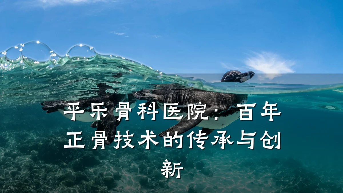 平乐骨科医院：百年正骨技术的传承与创新