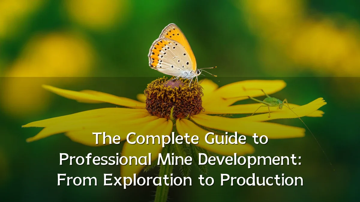 The Complete Guide to Professional Mine Development: From Exploration to Production
