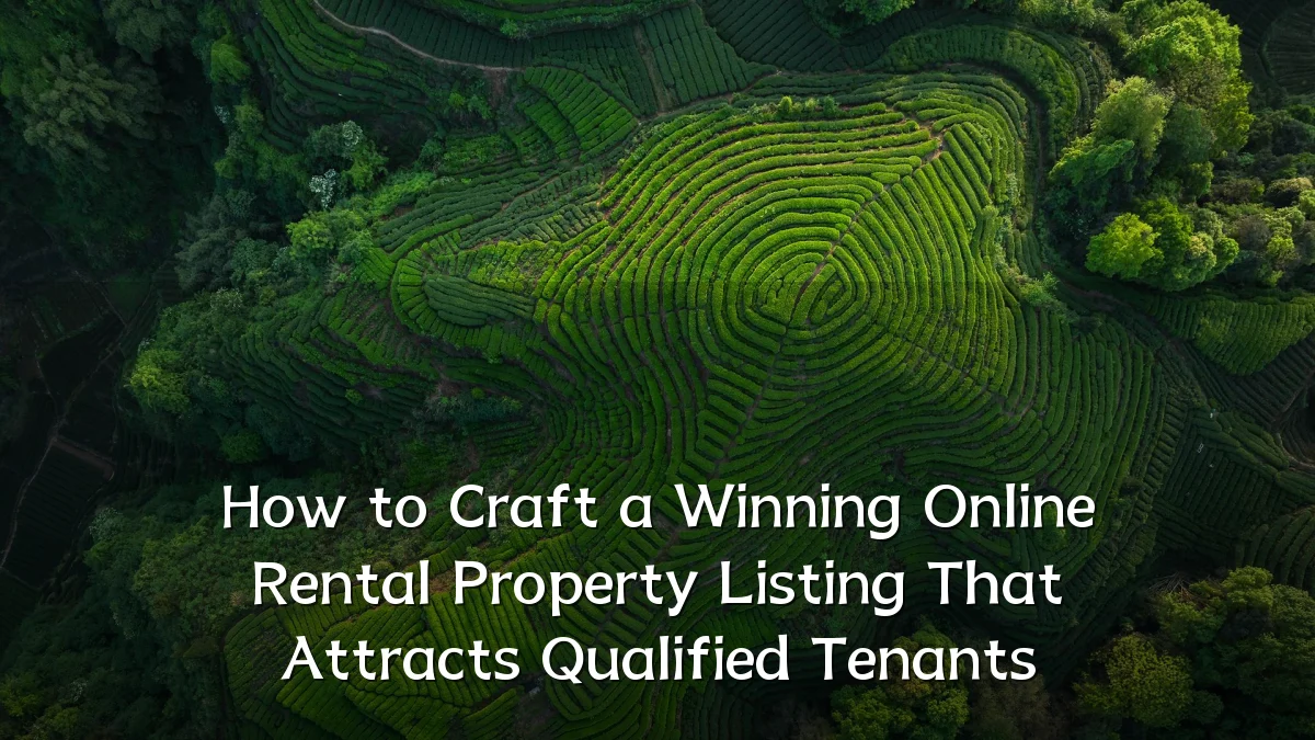 How to Craft a Winning Online Rental Property Listing That Attracts Qualified Tenants