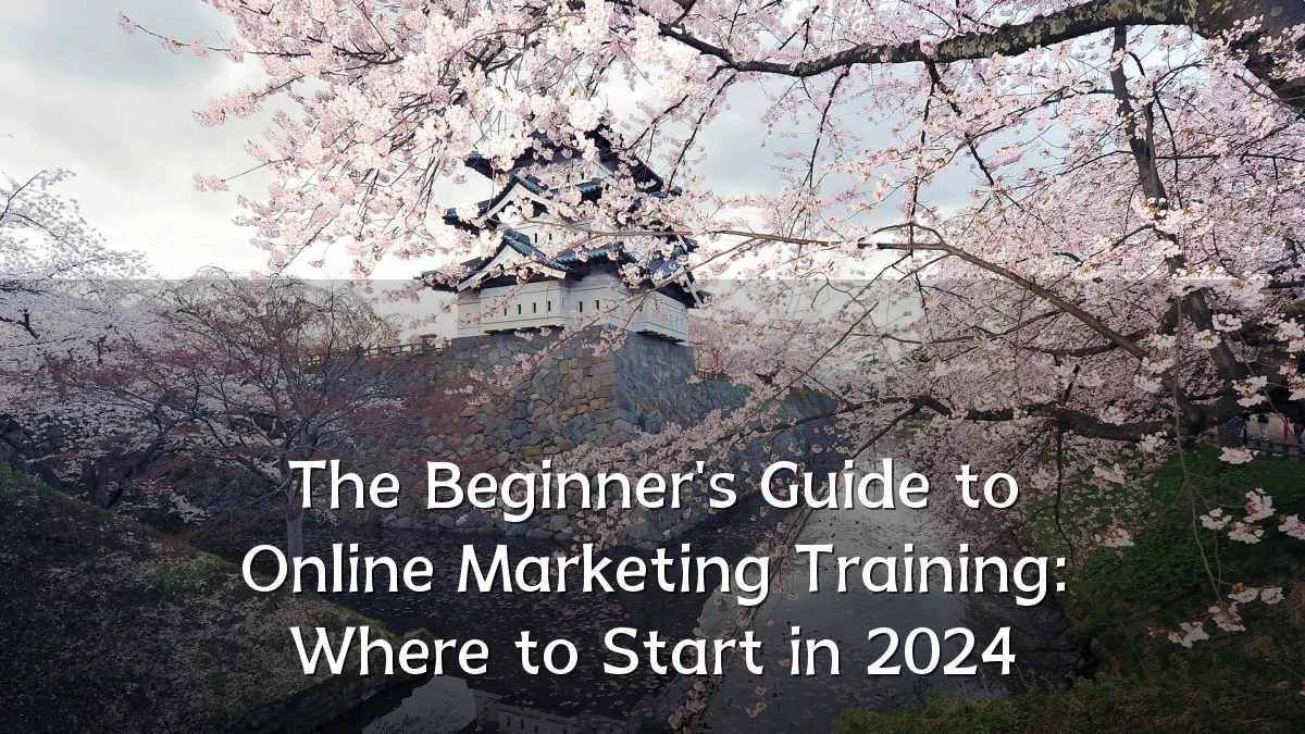 The Beginner's Guide to Online Marketing Training: Where to Start in 2024