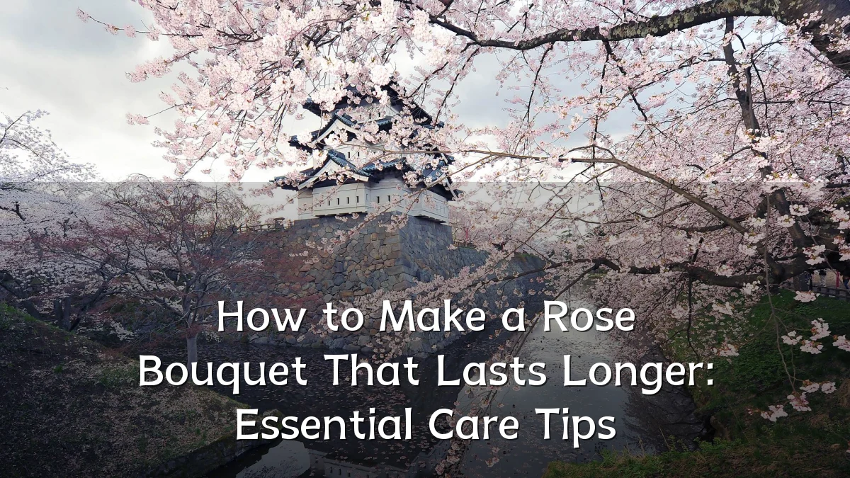 How to Make a Rose Bouquet That Lasts Longer: Essential Care Tips
