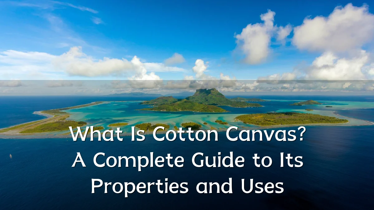What Is Cotton Canvas? A Complete Guide to Its Properties and Uses