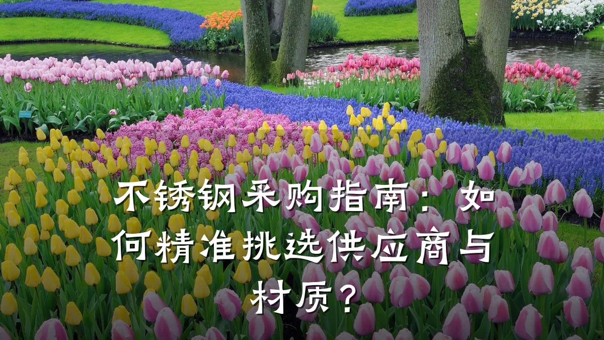 不锈钢采购指南:如何精准挑选供应商与材质?
