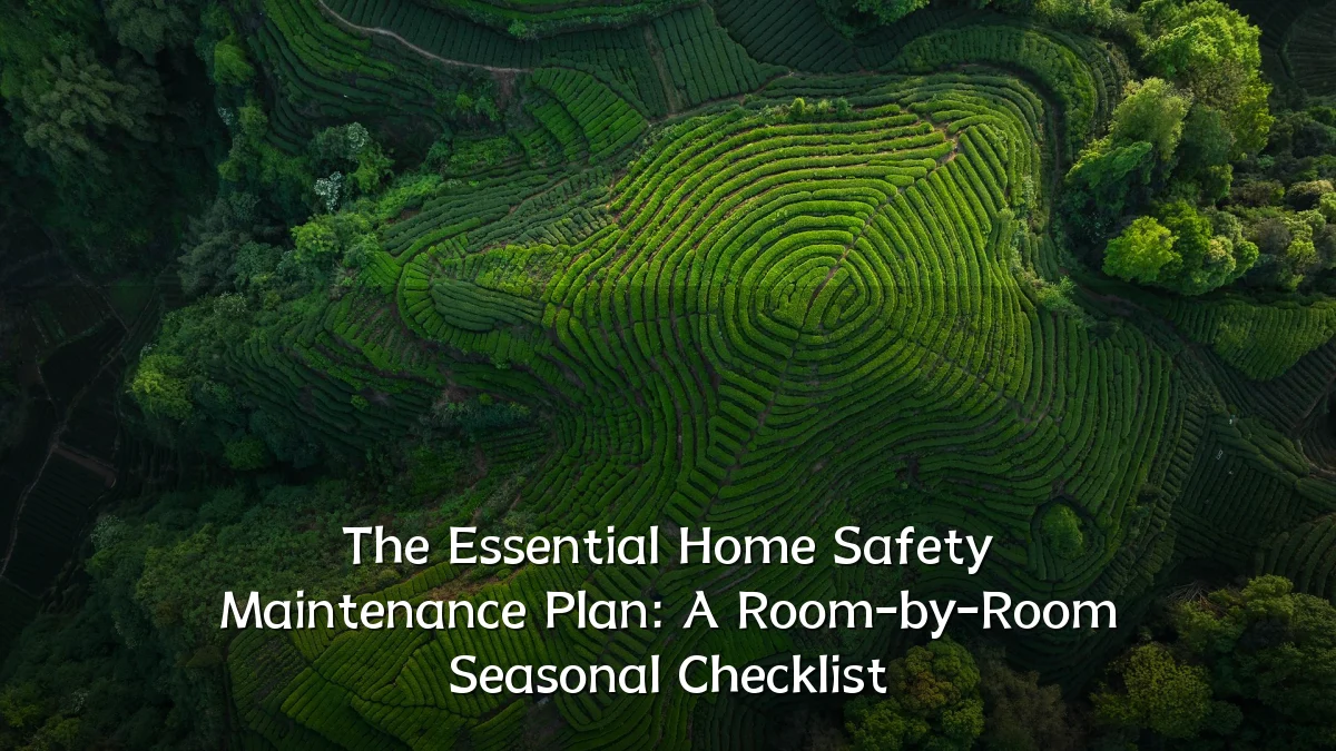 The Essential Home Safety Maintenance Plan: A Room-by-Room Seasonal Checklist